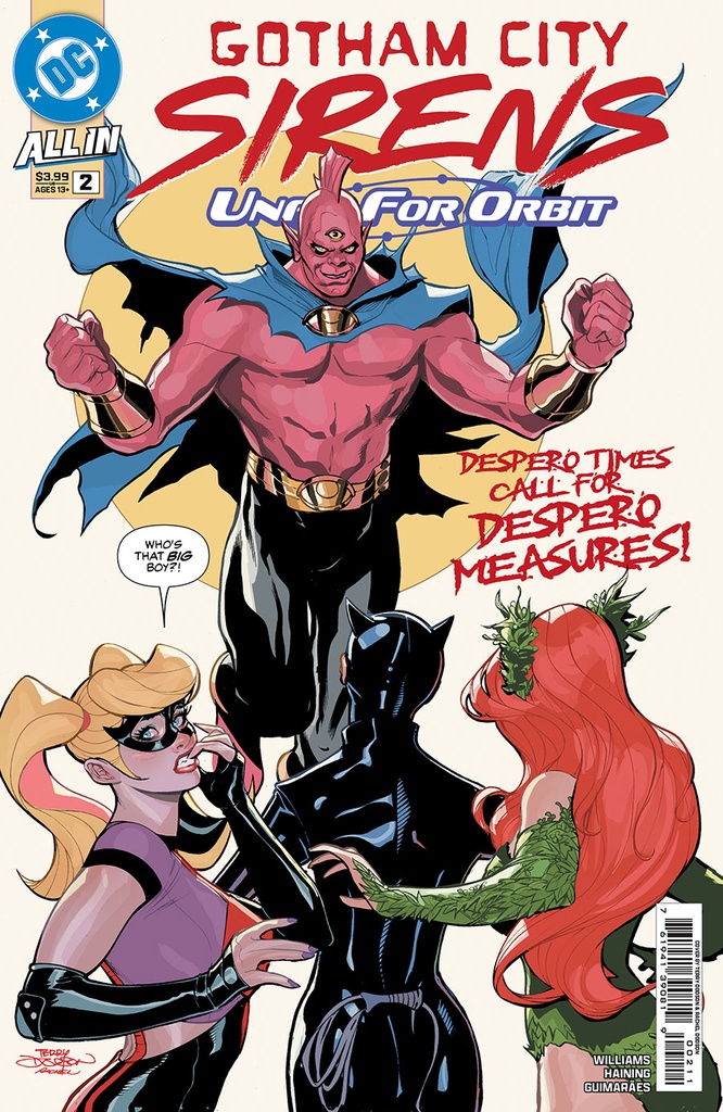 Gotham City Sirens: Unfit for Orbit #2 of 5 (Cover A Terry Dodson & Rachel Dodson)