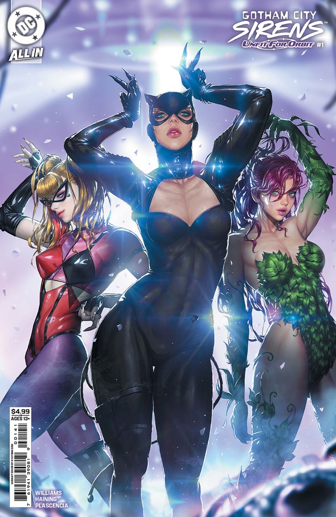 Gotham City Sirens: Unfit for Orbit #1 of 5 (Cover C Kyuyong Eom Card Stock Variant)