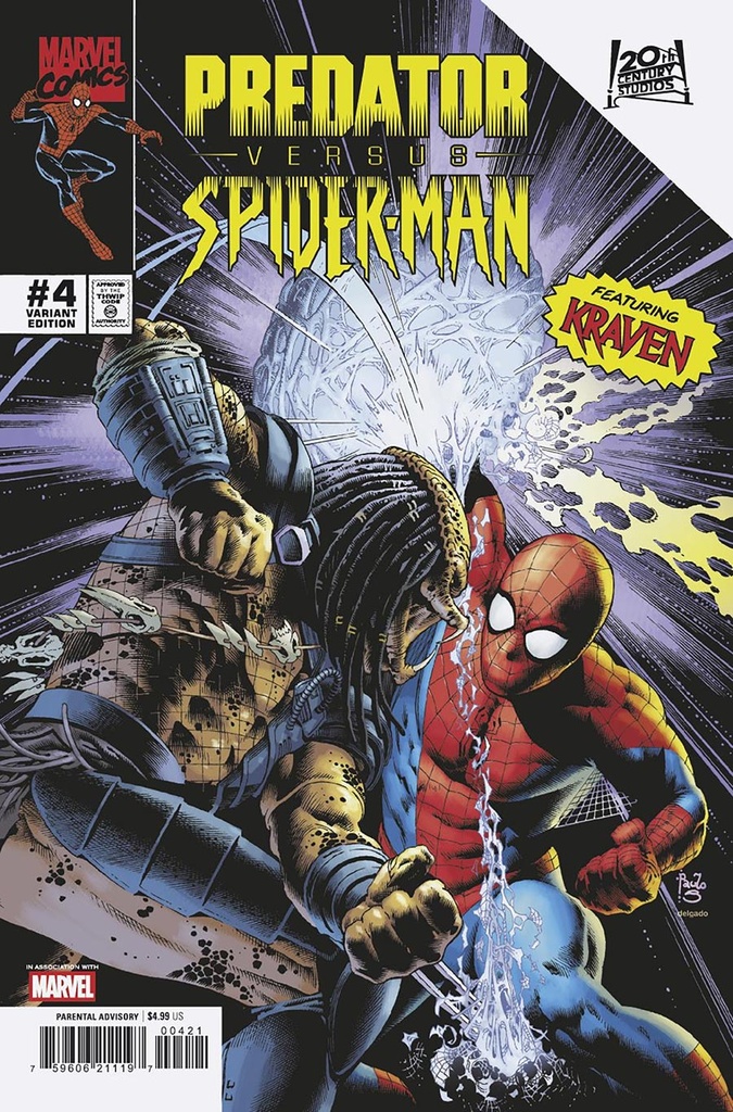 Predator vs. Spider-Man #4 of 4 (Paulo Siqueira Variant)