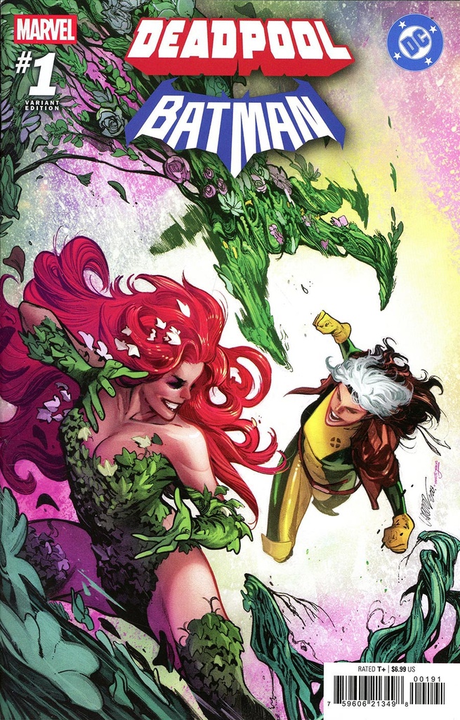 Marvel/DC: Deadpool/Batman #1 (Pepe Larraz Rogue & Poison Ivy Variant)