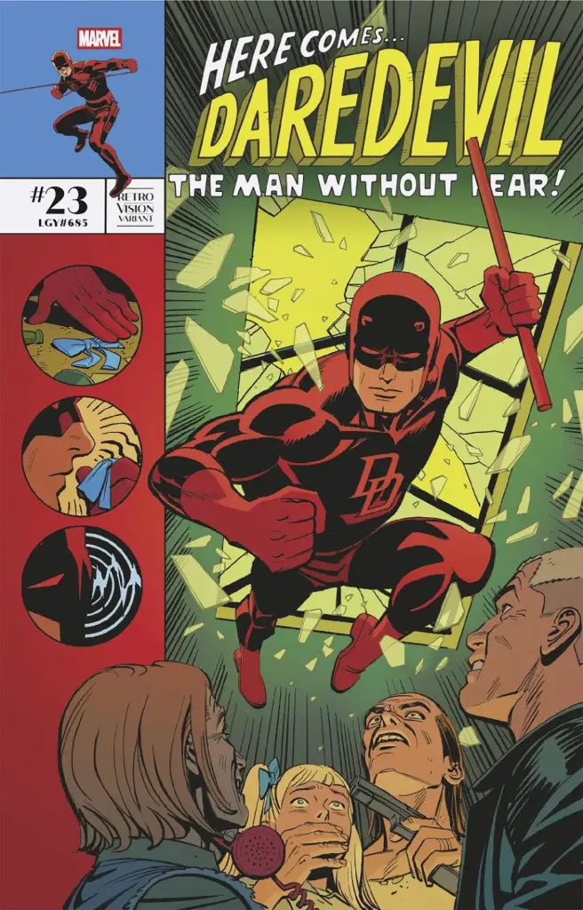 Daredevil #23 (Leonardo Romero Retrovision Variant)