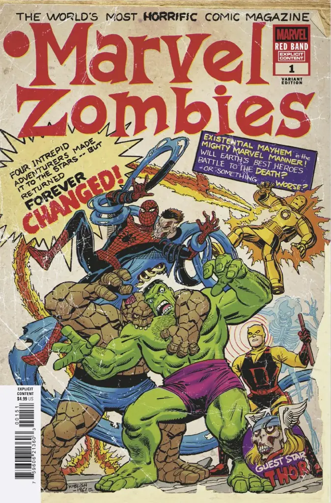 Marvel Zombies: Red Band #1 (Scott Koblish Retro Zombie Variant)