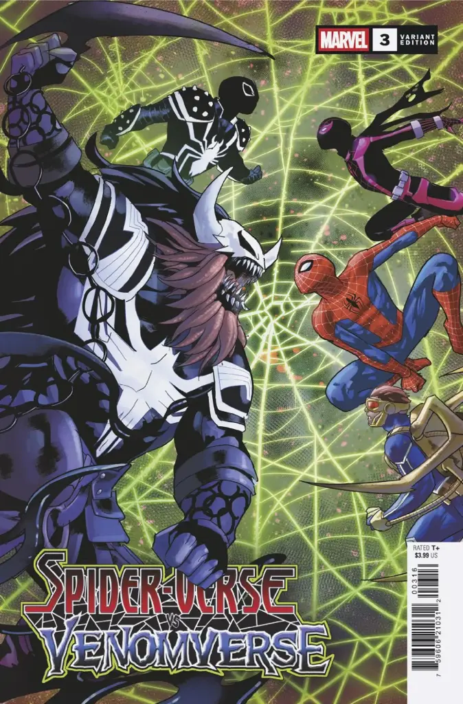 Spider-Verse vs. Venomverse #3 (1:25 Jan Bazaldua Variant)