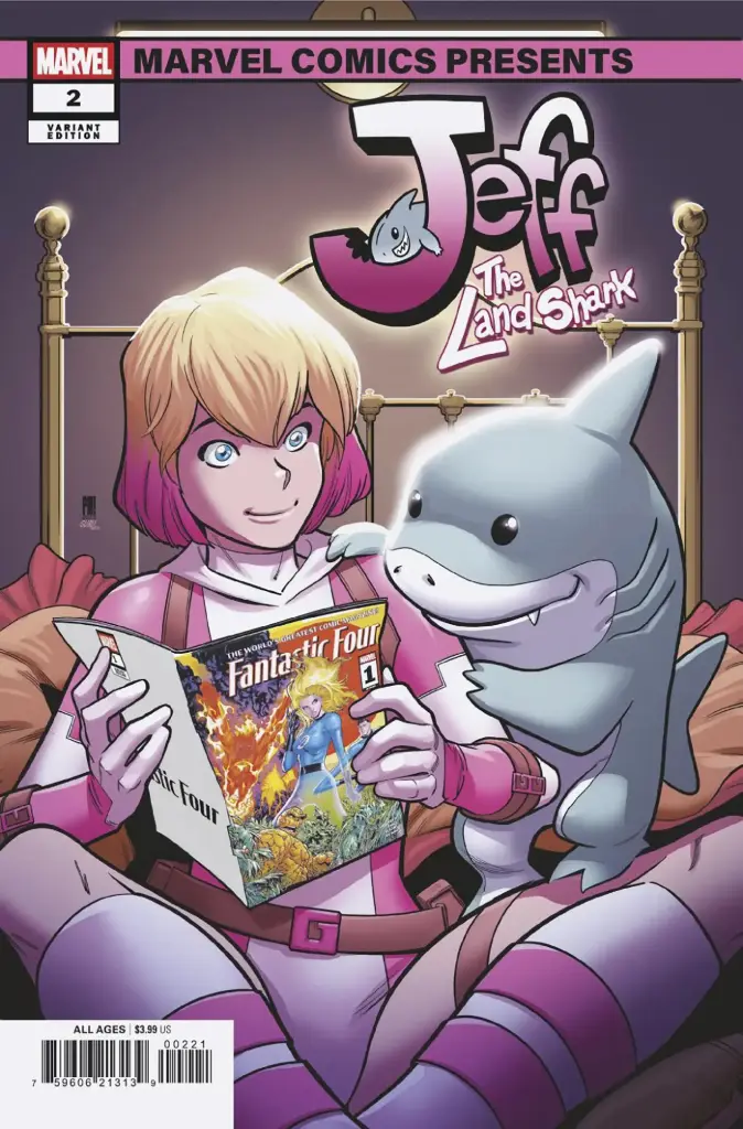 Jeff the Land Shark #2 (Paco Medina Marvel Comics Presents Variant)