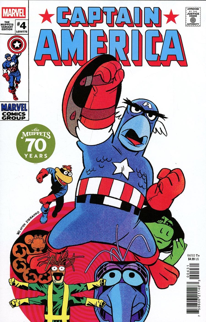 Captain America #4 (Annie Wu Muppets Variant)