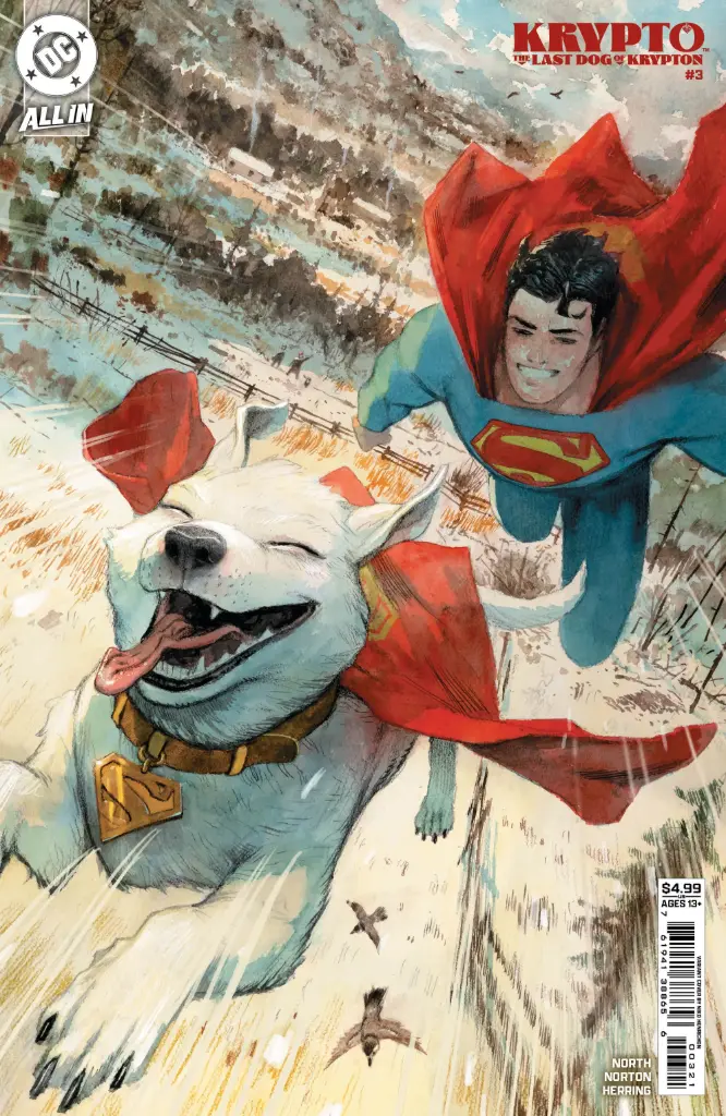 Krypto: The Last Dog of Krypton #3 of 5 (Cover B Niko Henrichon Card Stock Variant)