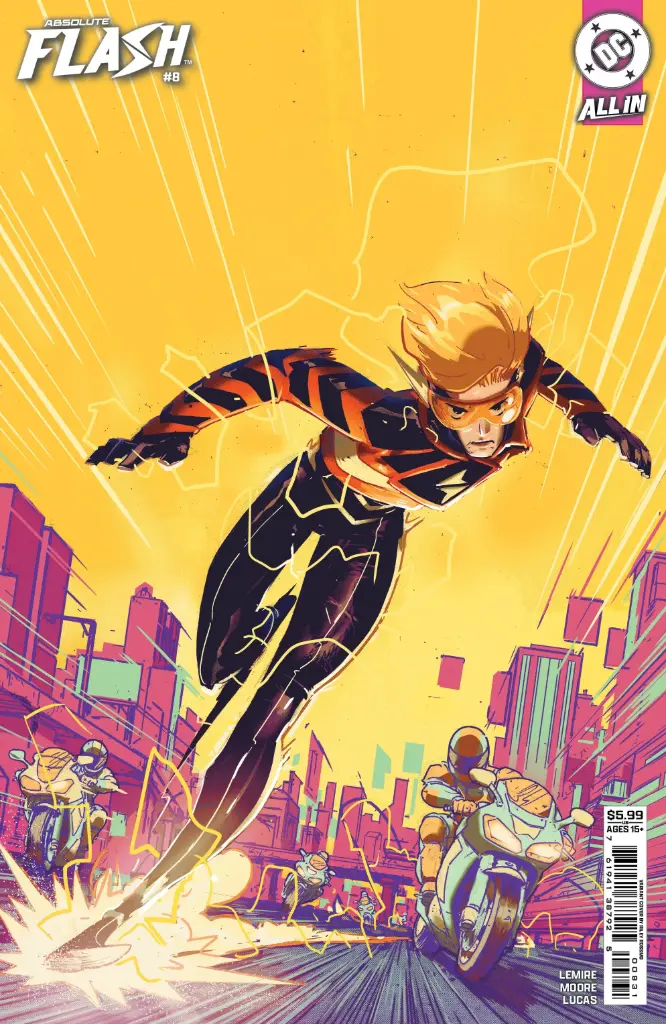 Absolute Flash #8 (Cover C Riley Rossmo Card Stock Variant)