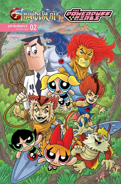 Thundercats/The Powerpuff Girls #2 (Cover K Ken Haeser Original Bonus Variant)