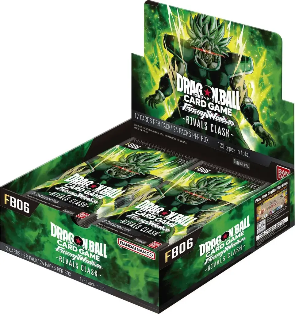 Dragon Ball Super CG: Fusion World 06 - Rivals Clash Booster Box (FB06, 24 Packs)