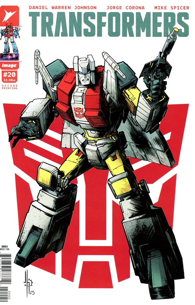 Transformers #20 (2nd Printing Cover B Jason Howard Autobot Variant)