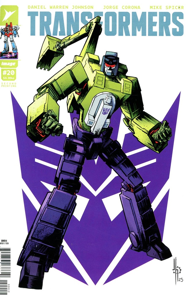 Transformers #20 (2nd Printing Cover A Jason Howard Decepticon Variant)