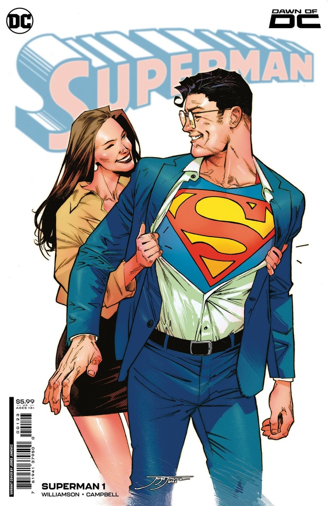 Superman #1 (Cover K Variant Jorge Jimenez Card Stock Variant)