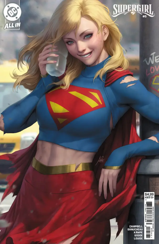 Supergirl #5 (Cover B Stanley Artgerm Lau Card Stock Variant)