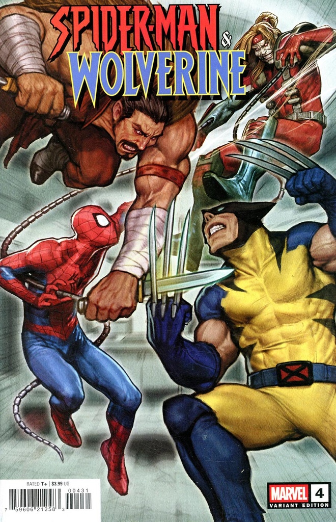 Spider-Man & Wolverine #4 (Stonehouse Variant)