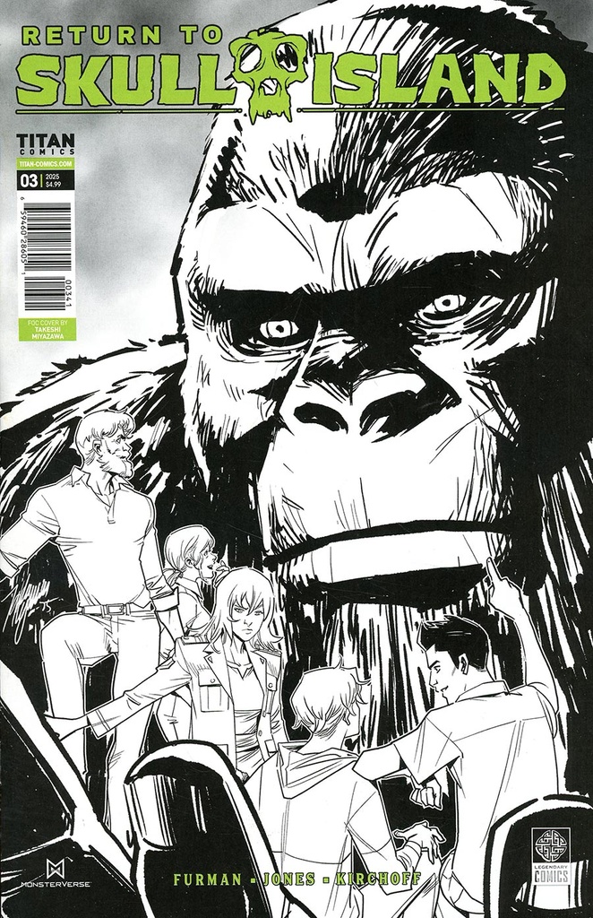 Return to Skull Island #3 of 4 (Cover D Takeshi Miyazawa Inks)