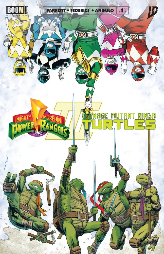 Mighty Morphin Power Rangers/Teenage Mutant Ninja Turtles III #1 (Cover N Declan Shalvey Reveal Variant)
