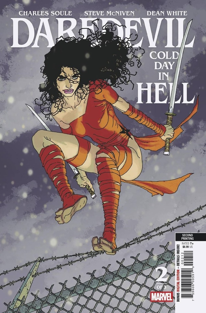 Daredevil: Cold Day in Hell #2 of 3 (2nd Printing Steve McNiven Variant)