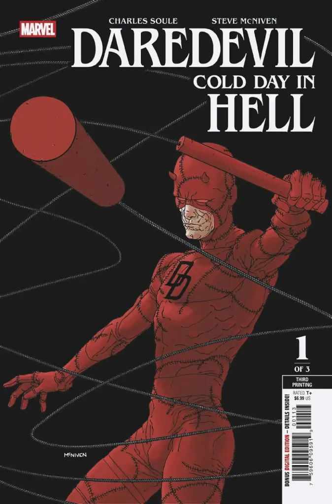 Daredevil: Cold Day in Hell #1 of 3 (3rd Printing Steve McNiven Variant)