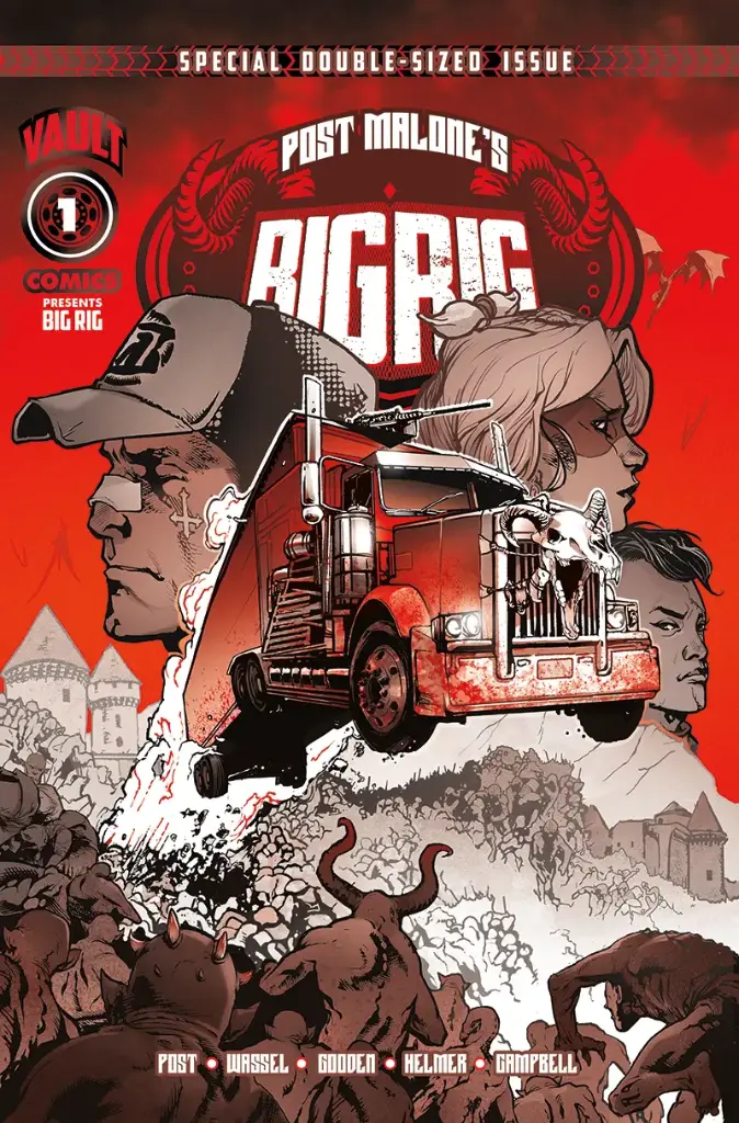 Post Malone's Big Rig #1 (2nd Printing Nathan Gooden)