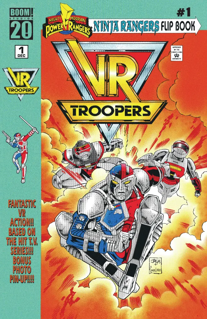 VR Troopers / Power Rangers Flipbook #1 (Facsimile Edition Cover A Tod Smith & John Ross)