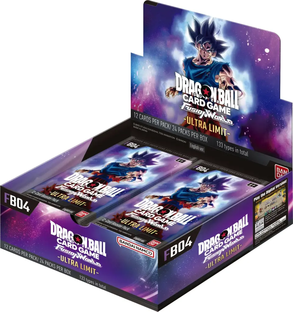 Dragon Ball Super CG: Fusion World 04 - Ultra Limit Booster Box (FB04, 24 Packs)