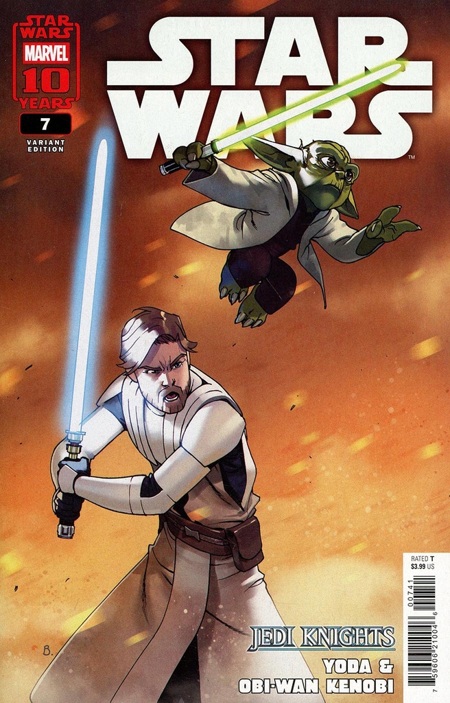 Star Wars #7 (Bengal Yoda & Obi-Wan Jedi Knights Variant)