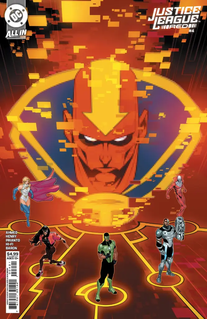 Justice League Red #4 of 6 (Cover B David Baldeon Card Stock Variant)