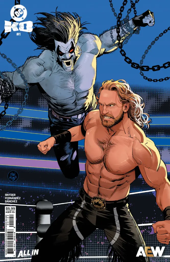 DC K.O. #1 of 5 (Cover K Dan Mora Hangman Adam Page AEW Cameo Card Stock Variant)