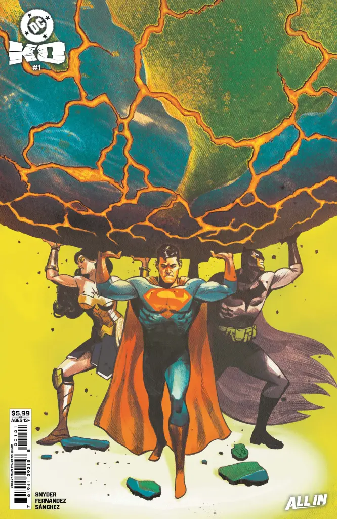 DC K.O. #1 of 5 (Cover F Mike Del Mundo Card Stock Variant)