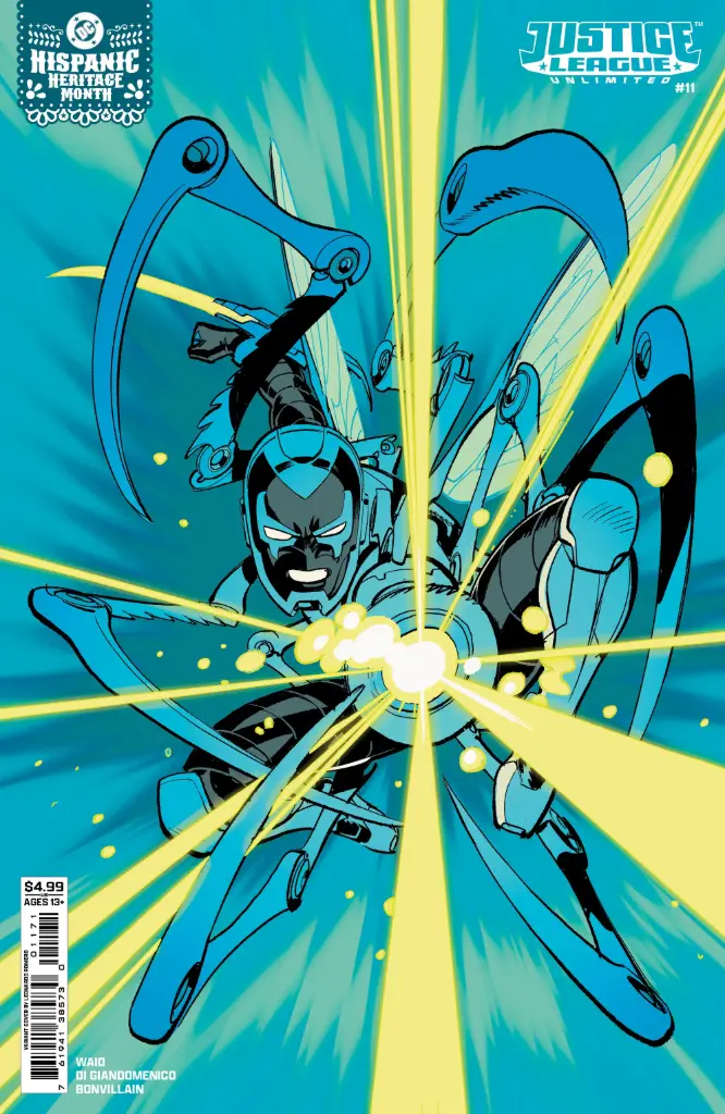 Justice League Unlimited #11 (Cover E Leonardo Romero Hispanic Heritage Month Blue Beetle Card Stock Variant)
