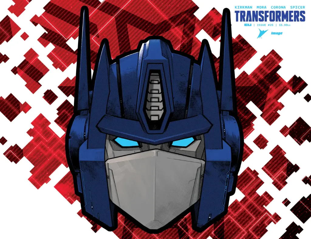 Transformers #25 (Cover J John Amor & Andres Juarez Foil Die-Cut Mask Variant)