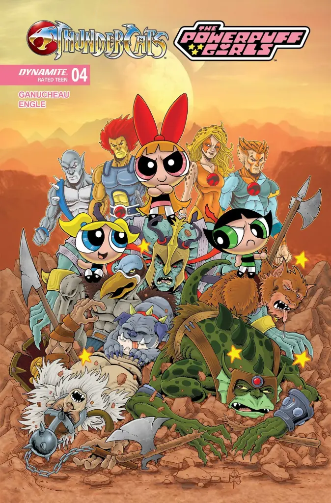 Thundercats/The Powerpuff Girls #4 (Cover C Ken Haeser)