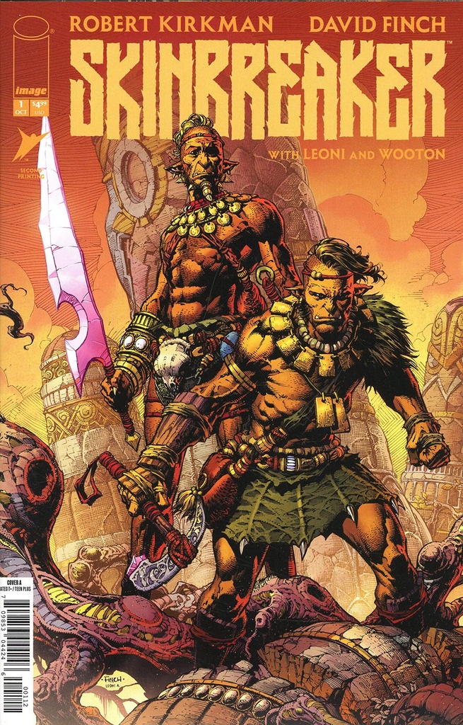 Skinbreaker #1 (2nd Printing Cover A David Finch)