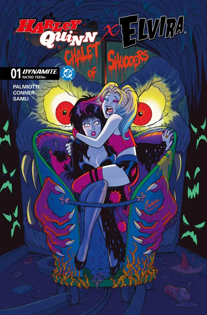 Harley Quinn X Elvira #1 (1:10 Amanda Conner Original Variant)