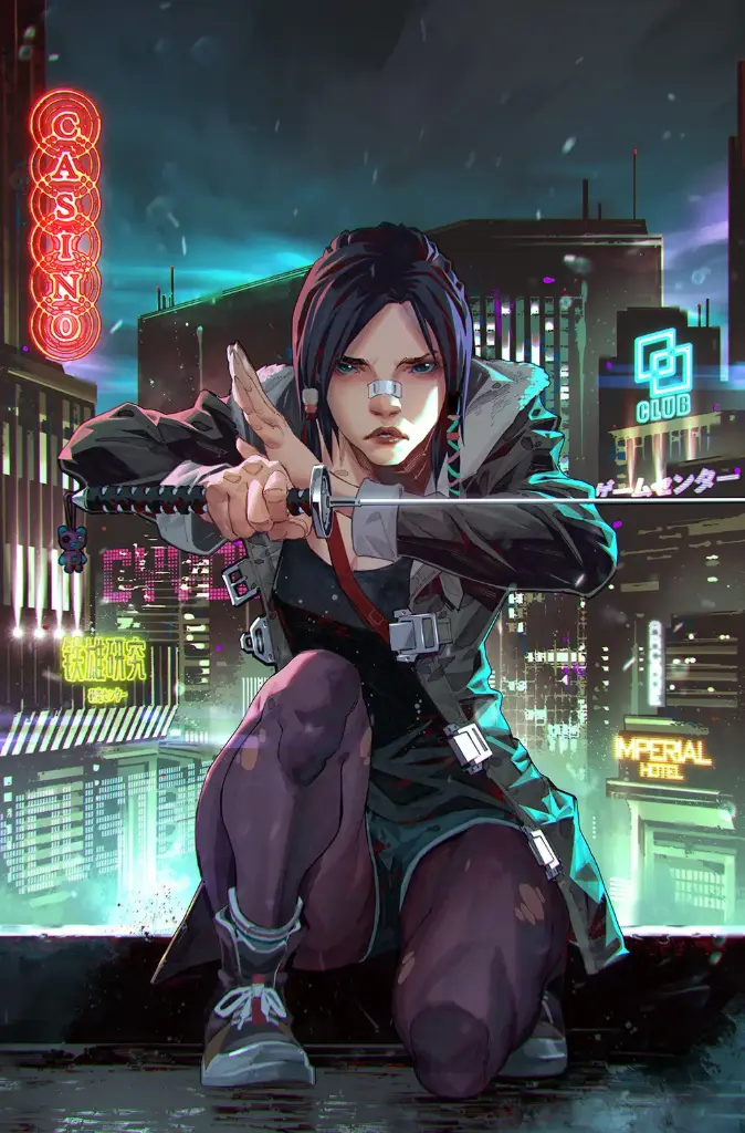 Blade Runner: Black Lotus - Las Vegas #1 of 4 (Cover H Kael Ngu Virgin Variant)