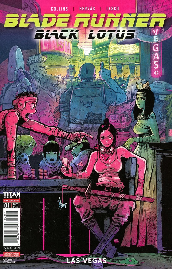 Blade Runner: Black Lotus - Las Vegas #1 of 4 (Cover E Kit Wallis)