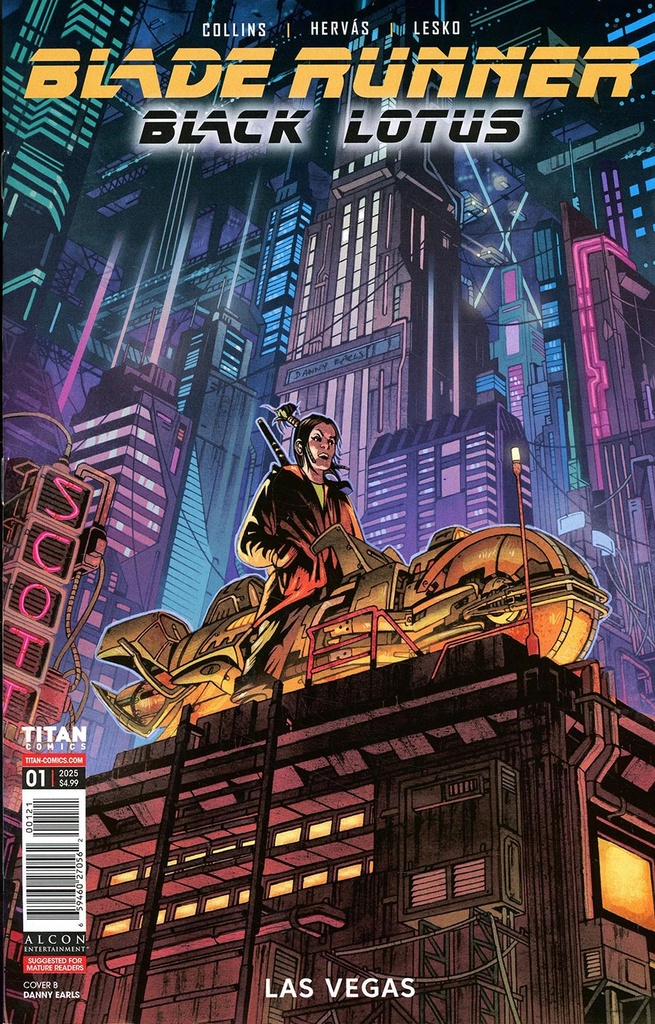 Blade Runner: Black Lotus - Las Vegas #1 of 4 (Cover B Danny Earls)