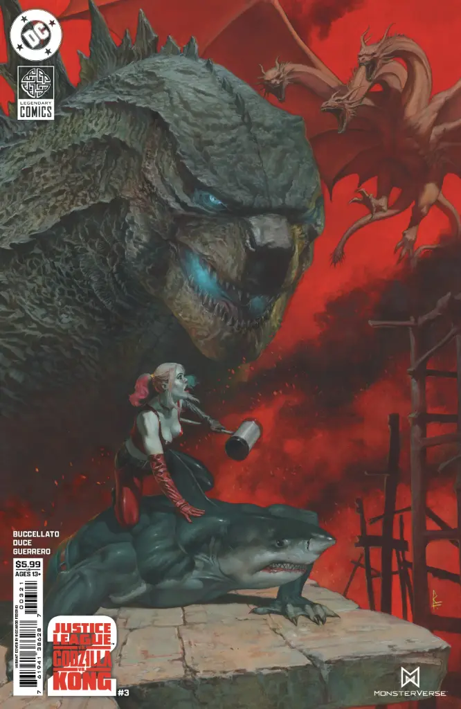 Justice League vs. Godzilla vs. Kong 2 #3 of 7 (Cover B Riccardo Federici Card Stock Variant)