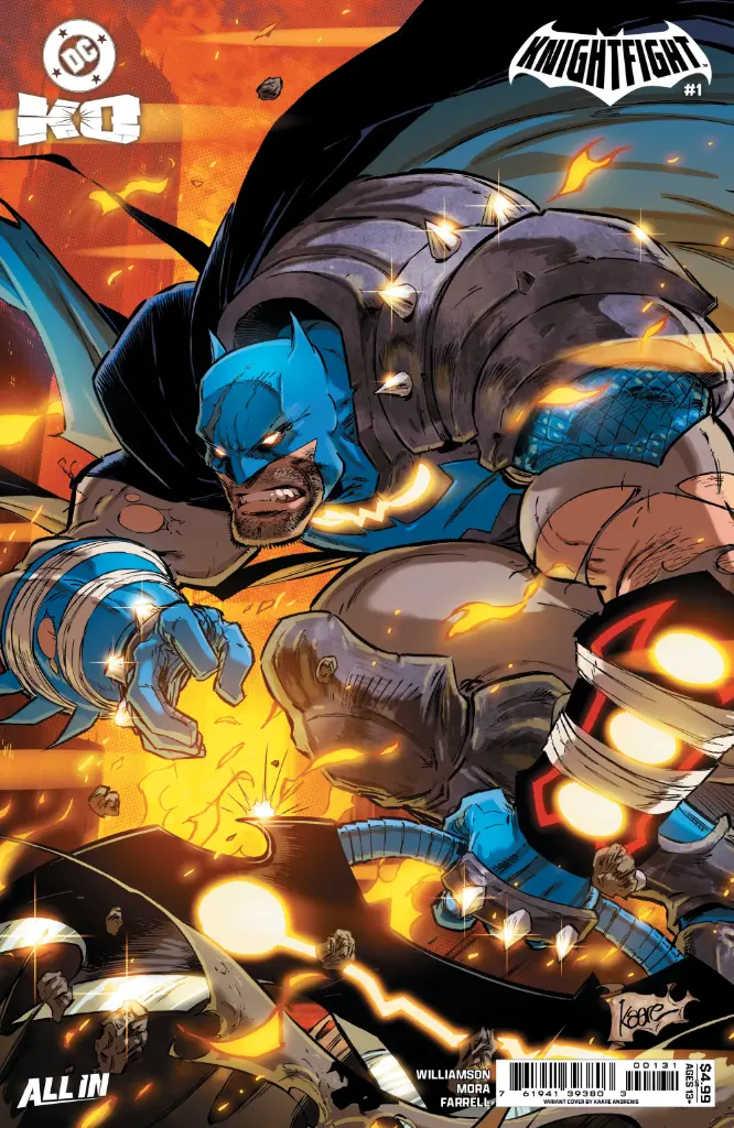 DC K.O: Knightfight #1 of 4 (Cover C Kaare Andrews Card Stock Variant)