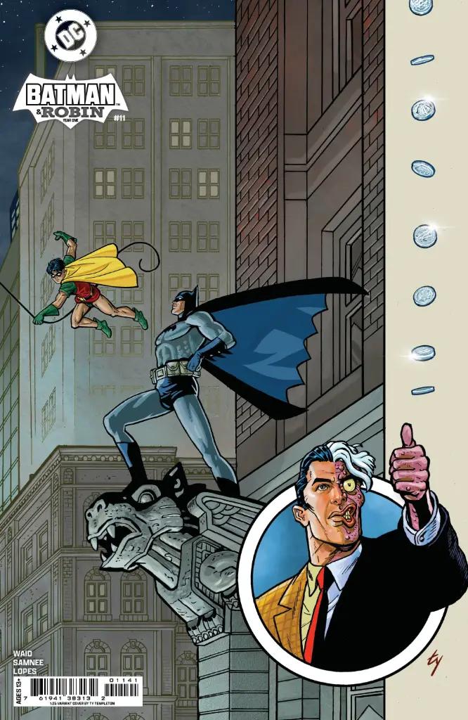 Batman and Robin: Year One #11 of 12 (1:25 Ty Templeton Card Stock Variant)