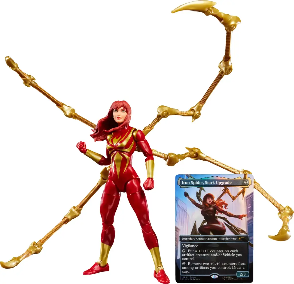 Marvel Legends/Magic: The Gathering - Mary Jane Watson Iron Spider Action Figure w/ Card