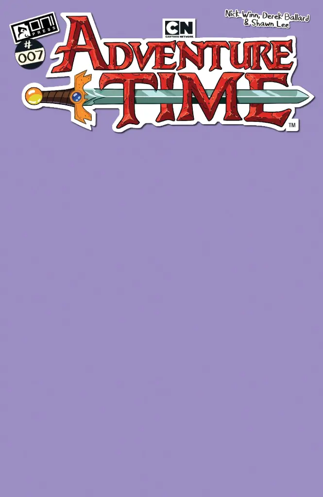 Adventure Time #7 (Cover C Lumpy Space Princess Purple Blank Variant)