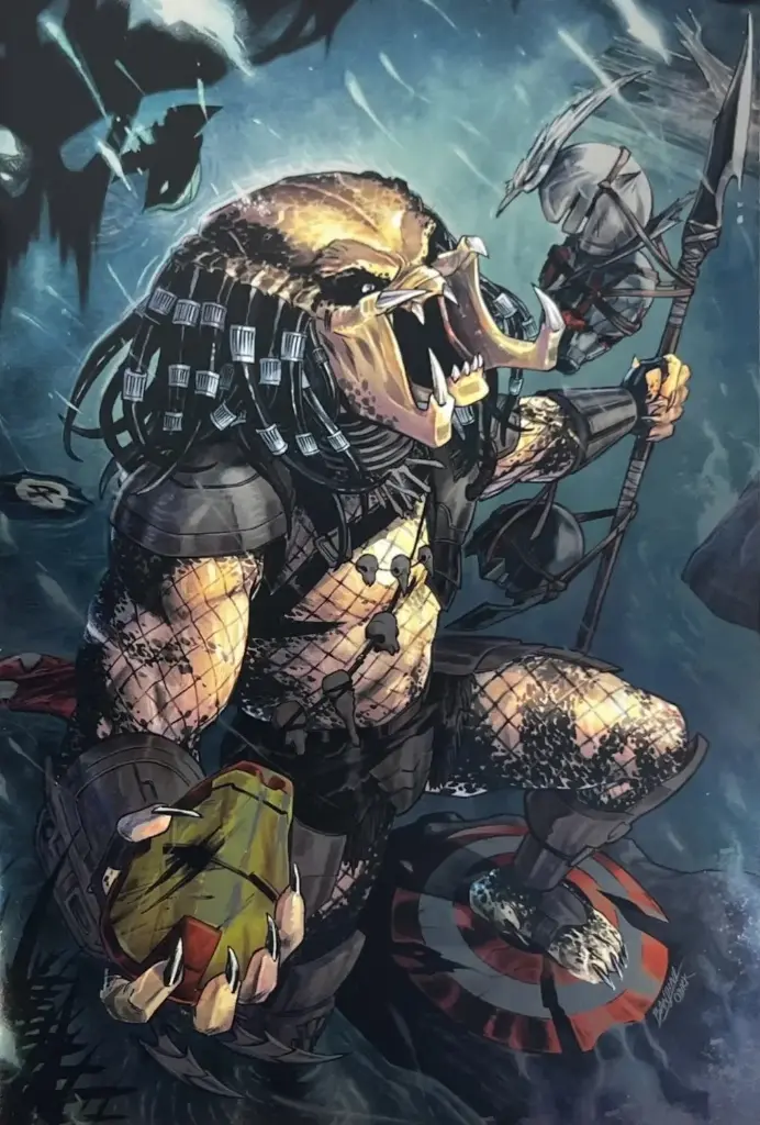 Predator Kills the Marvel Universe #1 (Michele Bandini Foil Variant)