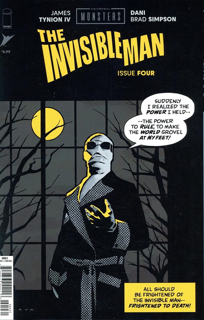 Universal Monsters: The Invisible Man #4 of 4 (1:10 David Aja Pulp Variant)