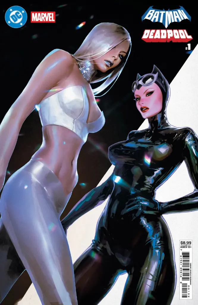 DC/Marvel: Batman/Deadpool #1 (Cover S Sozomaika Catwoman Emma Frost Card Stock Variant)