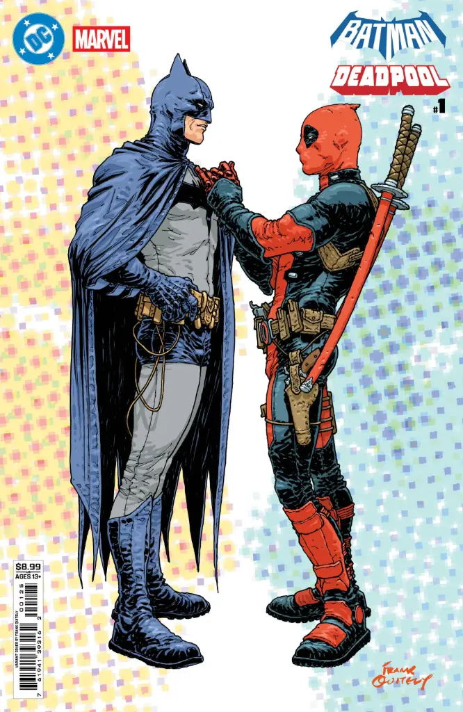 DC/Marvel: Batman/Deadpool #1 (Cover N Frank Quitely Batman Deadpool Card Stock Variant)
