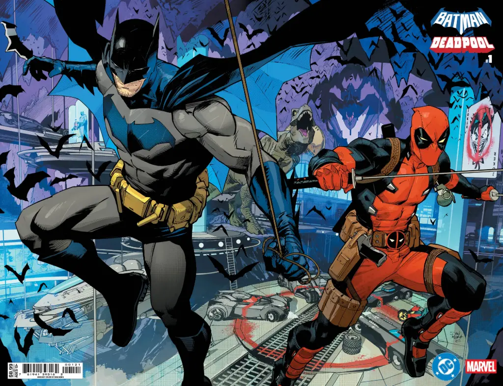 DC/Marvel: Batman/Deadpool #1 (Cover B Dan Mora Batman Deadpool Wraparound Card Stock Variant)