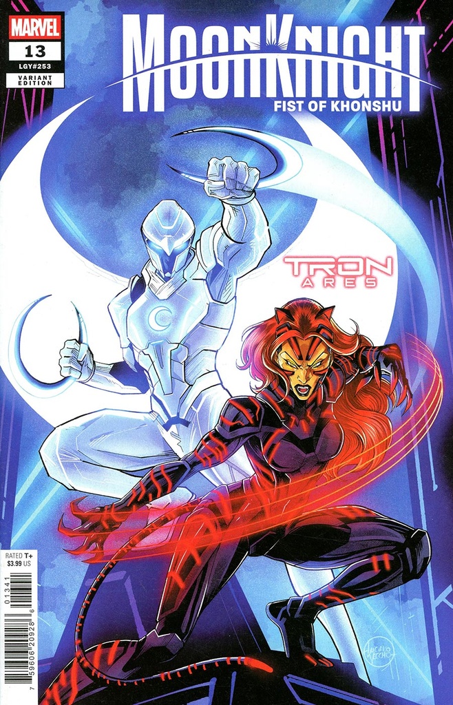 Moon Knight: Fist of Khonshu #13 (Luciano Vecchio Tron Ares Variant)