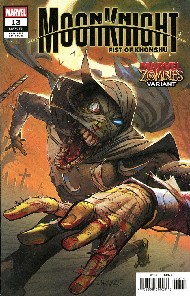 Moon Knight: Fist of Khonshu #13 (Ivan Shavrin Marvel Zombies Variant)