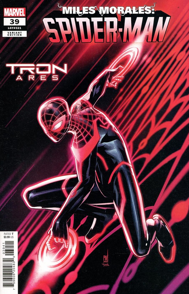 Miles Morales: Spider-Man #39 (Paco Medina Tron Ares Variant)